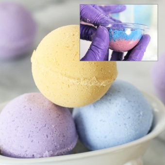 Caydo 15 Set Large Size DIY ABS Plastic Bath Bomb Mold 30 Pieces for Crafting Your Own Fizzles Clear Plastic Ball Ornaments for Christmas and Party Decorations