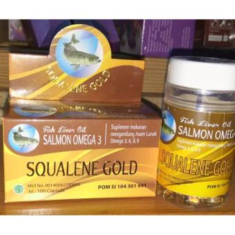 Gambar 2 Pak Squalene Gold Salmon Omega3 @ 100 Capsul
