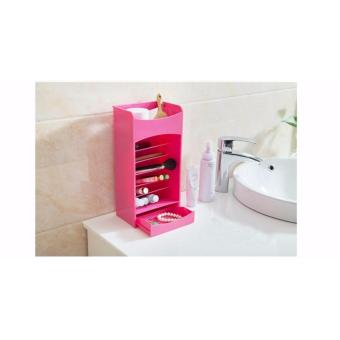 Babamu Tempat cosmetic storage box - Cosmake lipstick & nailpolish organizer White .