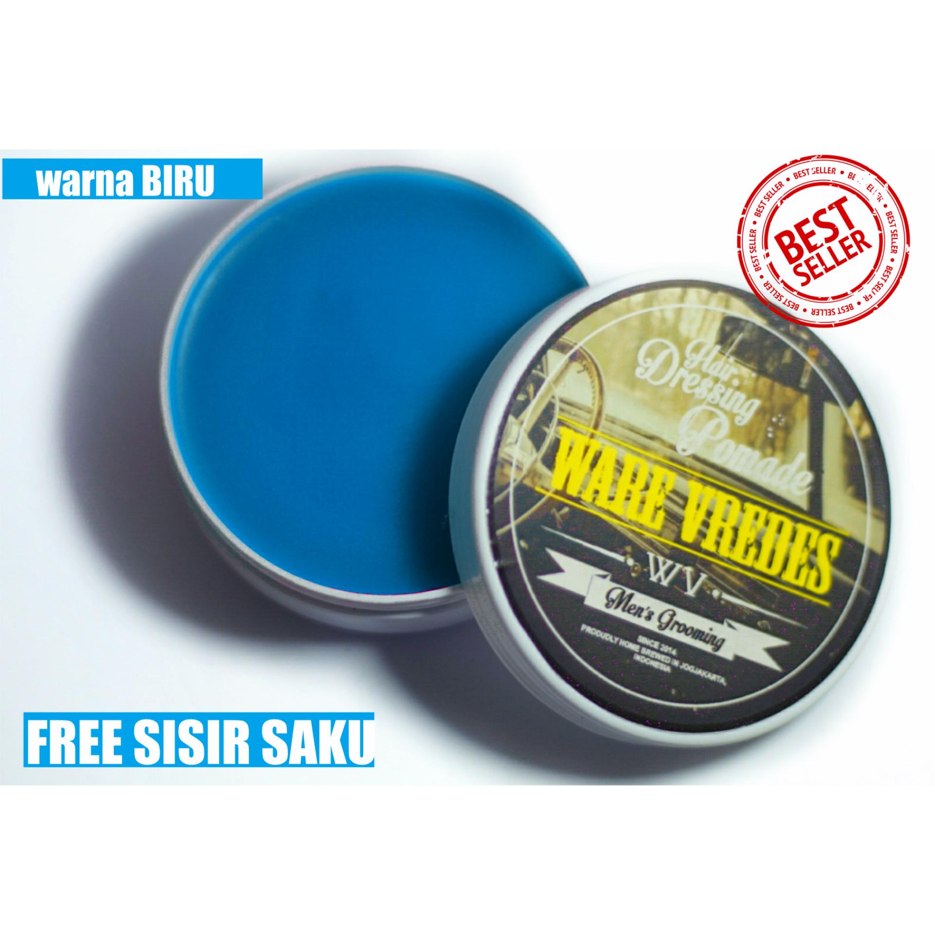 Best seller !!! Ware Vredes - Pomade Beeswax - Aroma Vanilla - Hard - Free Sisir Saku - 50 Gram Best seller !!! Ware Vredes - Pomade Beeswax - Aroma Vanilla - Hard - Free Sisir Saku - 50 Gram