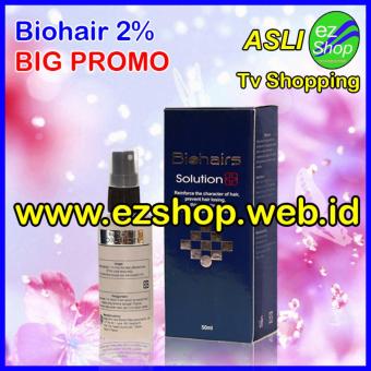 Gambar Biohairs Solution 2%   Tonic   Serum   Obat Penumbuh Rambut Alami (Biohair   Bio Hair   Hairs Shampoo)   Jaminan Asli EzShop   Ez Shop Tv Home Shopping Indonesia