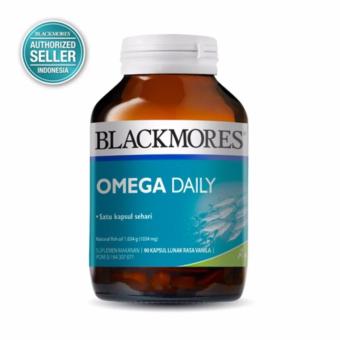 Gambar Blackmores Omega Daily BPOM Kalbe 90 s   Omega 3, Minyak Ikan, Kesehatan Mata, Otak, Pencegah Rematik, Osteoporosis, Jantung, Stroke