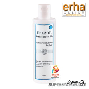 Gambar Erha Erazol Medicated Shampoo (atasi Dermatitis Seboroik   Ketombe)