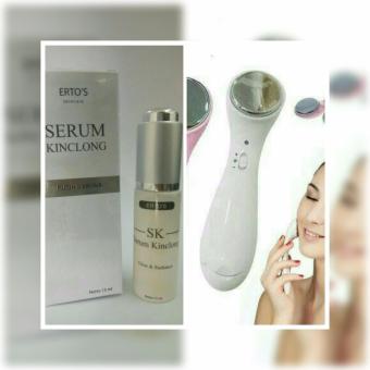 Gambar Ertos serum kinclong + bonus ion face massager