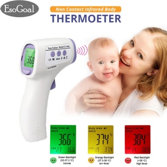 Gambar EsoGoal Digital Thermometer, Instant Non contact Infrared Thermometer for Body and Surface of Objects Measurement   intl