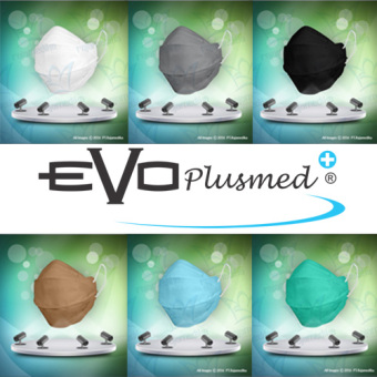 Gambar Evo Plusmed+ Masker Kesehatan Classic Colour Package PROMO   6 box@25pcs