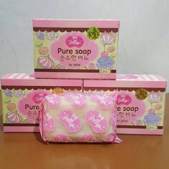 Gambar Fortune   Pure Soap by Jellys   Sabun Pemutih Muka Dan Badanberhologram   100 gram   1 Pcs