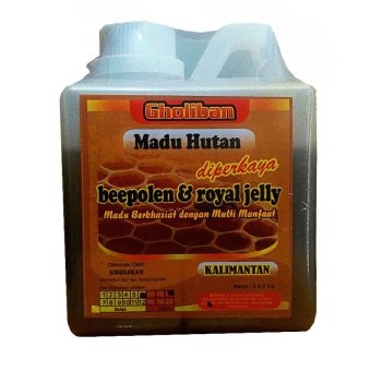 Gambar Gholiban   Madu Asli Hutan Kalimantan Gholiban Diperkaya Bee PollenDan Royal Jelly 0.5 kg