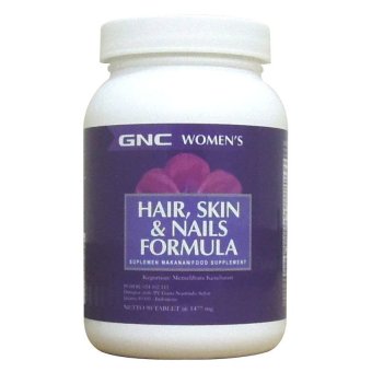 Gambar GNC Women s Hair Skin and Nails Formula   90 Tablet