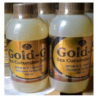 Gambar Gold G Herbal Jelly Gamat Sea Cucumber ORIGINAL isi 500ml