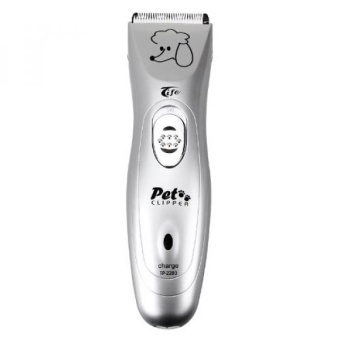 Gambar GPL  Excelvan TP 2280 Rechargeable Pet Dog Cat Electric Hair Grooming Shaver Razor Clipper Trimmer, Silver ship from USA   intl