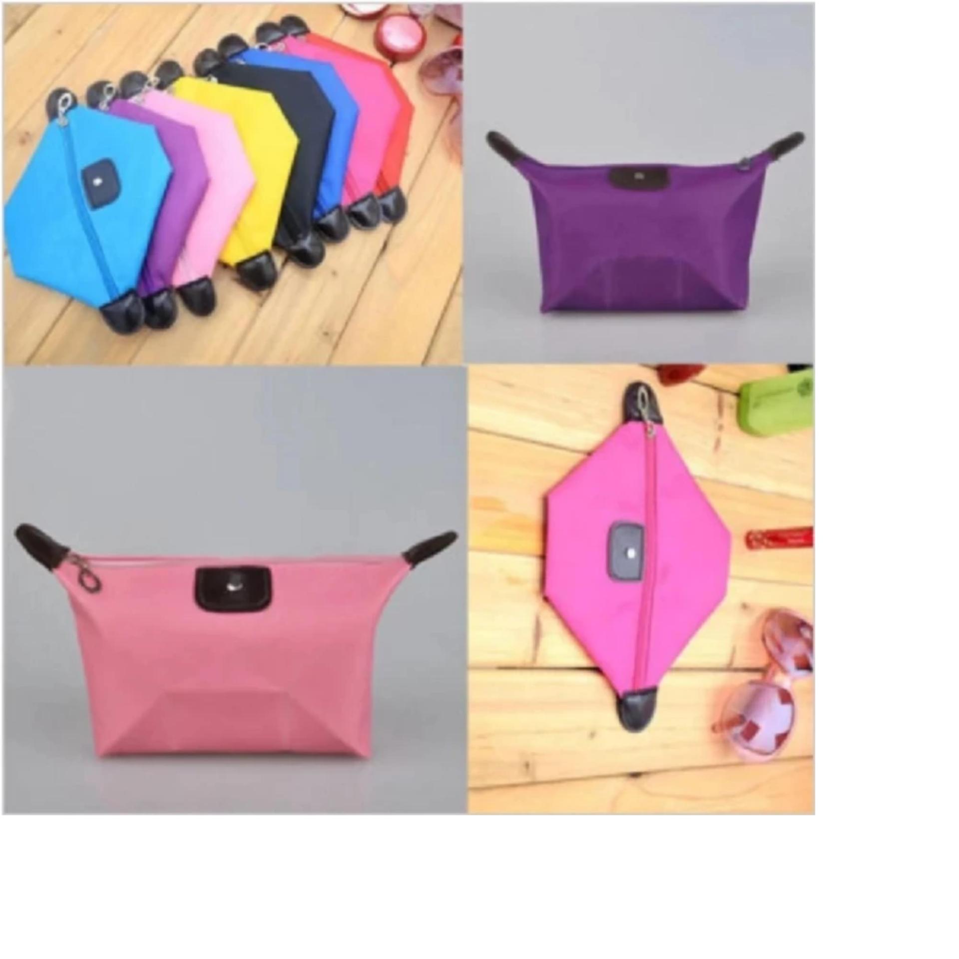 Beli 1 Gratis 4 Tas Dompet Kosmetikpouch Cosmeticimpor Update HB Tas Dompet Kosmetik Simple Cosmetic Pouch Tempat Makeup hijau