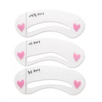 JBS Cetakan Alis Mini Brow Class - Eyebrow Stencil - Isi 3 Pcs