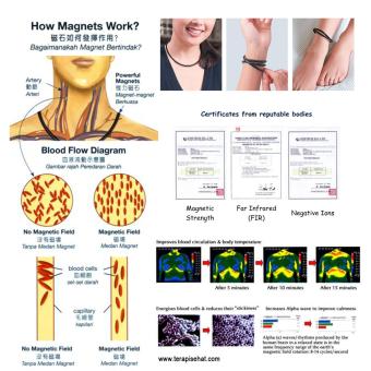 Kalung Gelang Magnet Kesehatan Prof Dr Han's- Magnetic Necklace Maret 2019 - 5 Kalung Gelang Magnet Kesehatan Prof Dr Han's- Magnetic Necklace - 5