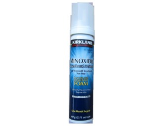 Gambar Kirkland Signature Foam Minoxidil 5% Penumbuh Rambut Pria   1 Botol