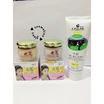 Gambar [Komplit] Cream Yu Chun Mei   Cream Cordyceps   Siang  Malam + Sabun