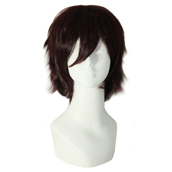 La Vie pendek pria gaun pesta kostum Cosplay wig yang mahakuasa (coklat) La Vie pendek pria gaun pesta kostum Cosplay wig yang mahakuasa (coklat)