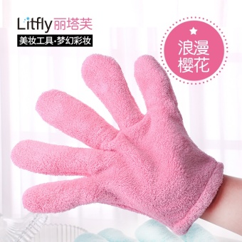 Gambar Litfly rambut kering sarung tangan penyerap dan kuat rambut