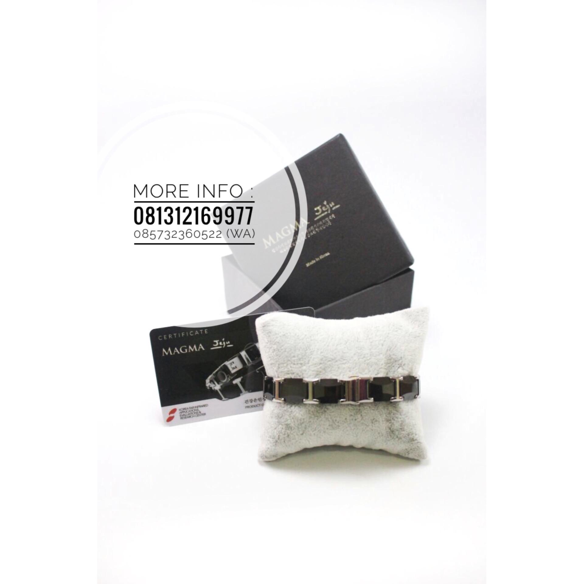 jual gelang kesehatan magma jeju hitam original korea jual gelang kesehatan magma jeju hitam original korea