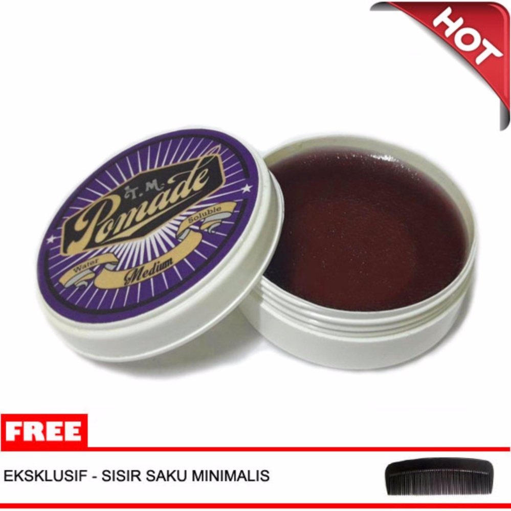 Minyak Rambut TM Pomade Water Based Aroma Heavy Lamborghini 60 gram Ungu Minyak Rambut TM Pomade Water Based Aroma Heavy Lamborghini 60 gram Ungu