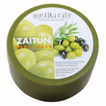 Gambar Mustika Ratu Body Scrub Olive Oil Zaitun   200 g
