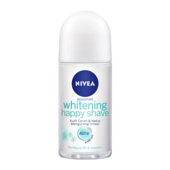 Gambar NIVEA DEODORANT WHITENING HAPPY SHAVE 48 HOUR 50 ML