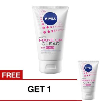 Gambar Nivea Makeup Clear 2in1 White Scrub 100ml