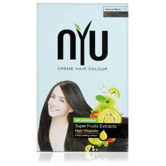 Gambar NYU Creme Hair Colour   NATURAL BLACK   30gram