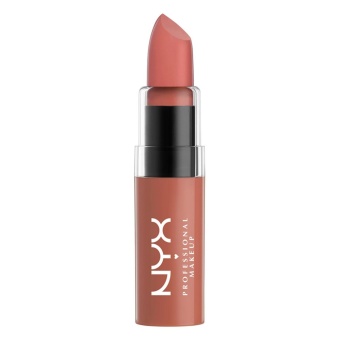 Gambar NYX Professional Makeup Butter Lipstick 17 Root Beer Float Lipstik Creamy Hasil Glossy Melembabkan Full Coverage
