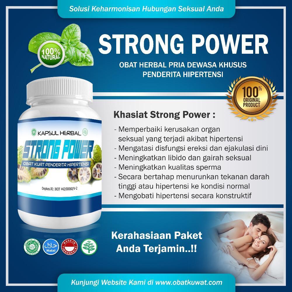 Obat Herbal Kuat Sex Tahan Lama Khusus Pria Dewasa Penderita Darah Tinggi --.. Strong Power