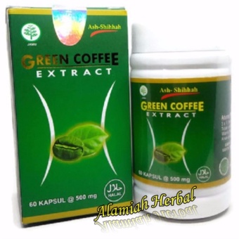 Gambar Original product Green Coffe Extract Kopi Hijau Kapsul Pembakar Lemak   60kapsul   Paket 2Pcs
