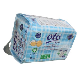 Oto Adult Diapers / Popok Dewasa Ukuran L - Isi 8 X - Putih April 2019 - 3 Oto Adult Diapers / Popok Dewasa Ukuran L - Isi 8 x - Putih - 3