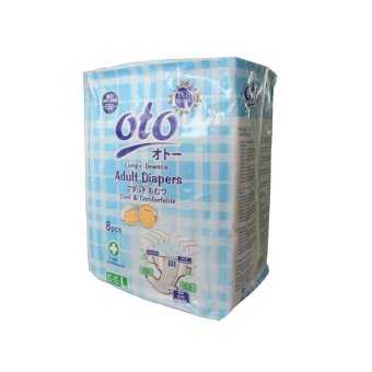 Oto Adult Diapers / Popok Dewasa Ukuran L - Isi 8 X - Putih April 2019 - 2 Oto Adult Diapers / Popok Dewasa Ukuran L - Isi 8 x - Putih - 2