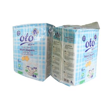 Oto Adult Diapers / Popok Dewasa Ukuran L - Isi 8 X - Putih April 2019 - 4 Oto Adult Diapers / Popok Dewasa Ukuran L - Isi 8 x - Putih - 4