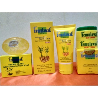 Gambar Paket Temulawak Original 100% (Day And Night Cream  Whitening Soap Sunblock)