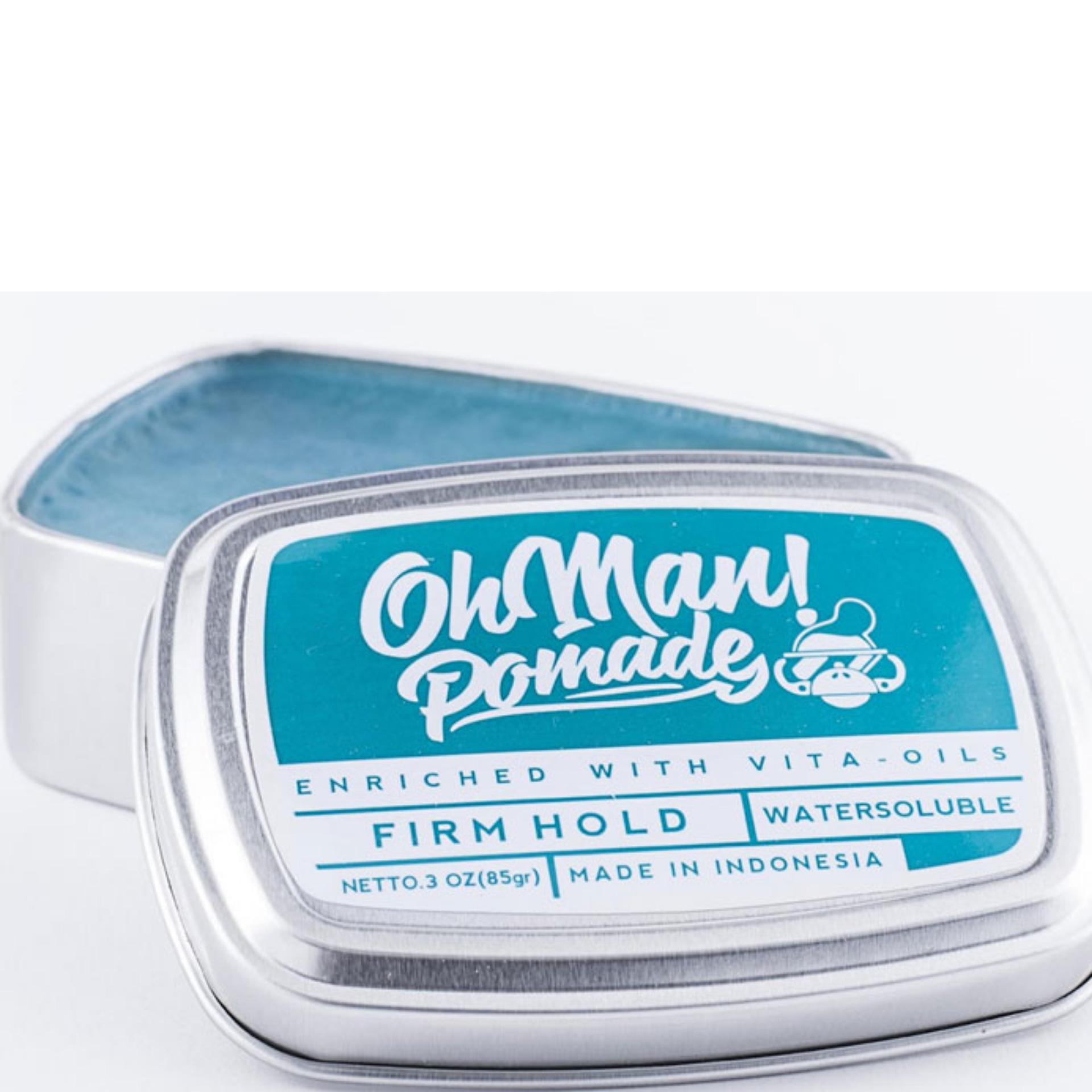 Pomade Oh Man Nutri Blue Firm Hold Waterbased Pomade Oh Man Nutri Blue Firm Hold Waterbased