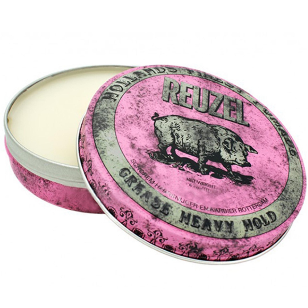 Pomade Reuzel Pink Grease Heavy Strong Hold Oilbased Oil Based 4 Oz - Made in Holland + Free Sisir Saku Pomade Reuzel Pink Grease Heavy Strong Hold Oilbased Oil Based 4 Oz - Made in Holland + Free Sisir Saku