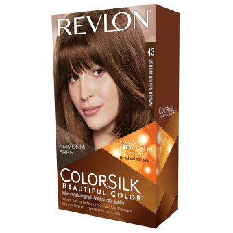 Harga Revlon 3D Colorsilk Medium Golden Brown 43 - Cat 