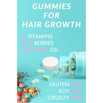 Sugar Bear Hair Vitamin untuk Rambut Panjang dan Halus bentuk Gummy Bear Original USA Sugar Bear Hair Vitamin untuk Rambut Panjang dan Halus bentuk Gummy Bear Original USA