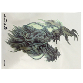 Totem Stiker Tattoo Besar Seni Tubuh Manusia 3D Naga Besar TatoTemporer Oktober 2019 - 2 Totem Stiker Tattoo Besar Seni Tubuh Manusia 3D Naga Besar TatoTemporer - 2