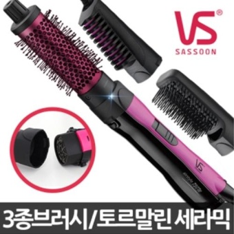 Vidal sassoon Tourmaline Ceramic Ionic HOT Air Styler VS iPinkVSAS80PIK 220v - intl Vidal sassoon Tourmaline Ceramic Ionic HOT Air Styler VS iPinkVSAS80PIK 220v - intl