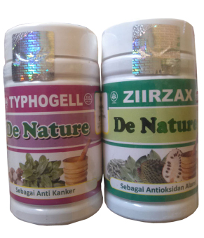 Gambar Ziirzax dan Typhogell Obat Kanker Herbal Ampuh de Nature