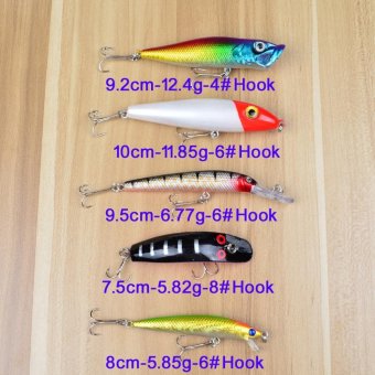 69PCS Plastic Fishing Lures / Bait / Tackle Set With Big 2-LayerRetail Box - Intl Pebruari 2019 - 4 69PCS Plastic Fishing Lures / Bait / Tackle Set with Big 2-LayerRetail Box - intl - 4