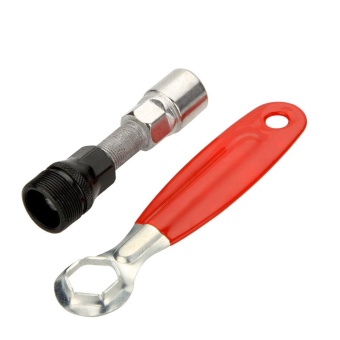 Gambar Bike Bicycle Crankset Crank Puller Remover Repair Wrench Handle Spanner Tool   intl