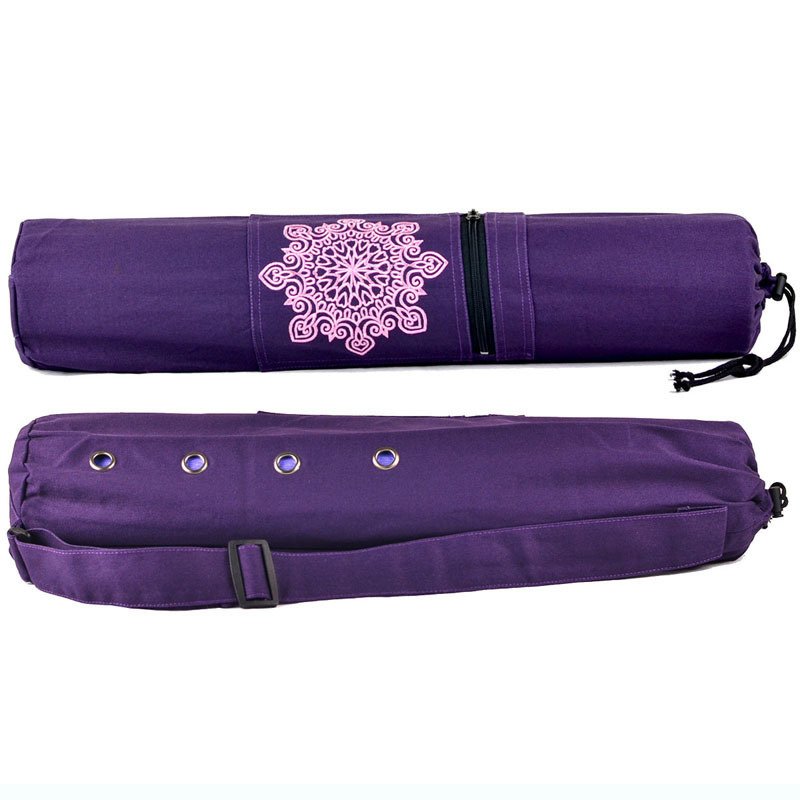 Bordir Kanvas Tas Tikar YOGA Fitness G0940c Floral-Intl