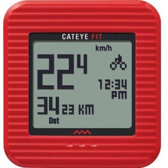 Harga Cateye Cycling Computer PD100W Fit Merah Online Terbaik