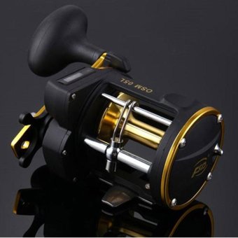 Counter Alarm Bell Spinning Reel Drum Mancing Trolling perahu Plate Baitcast roda