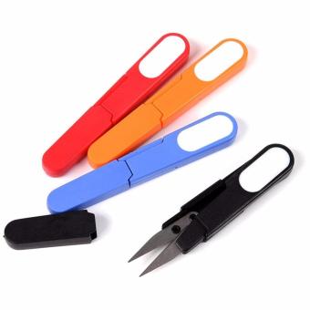 Gambar Four U Fishing Pliers Scissors Line Cutter   Gunting Kail Pancing  Multi Color