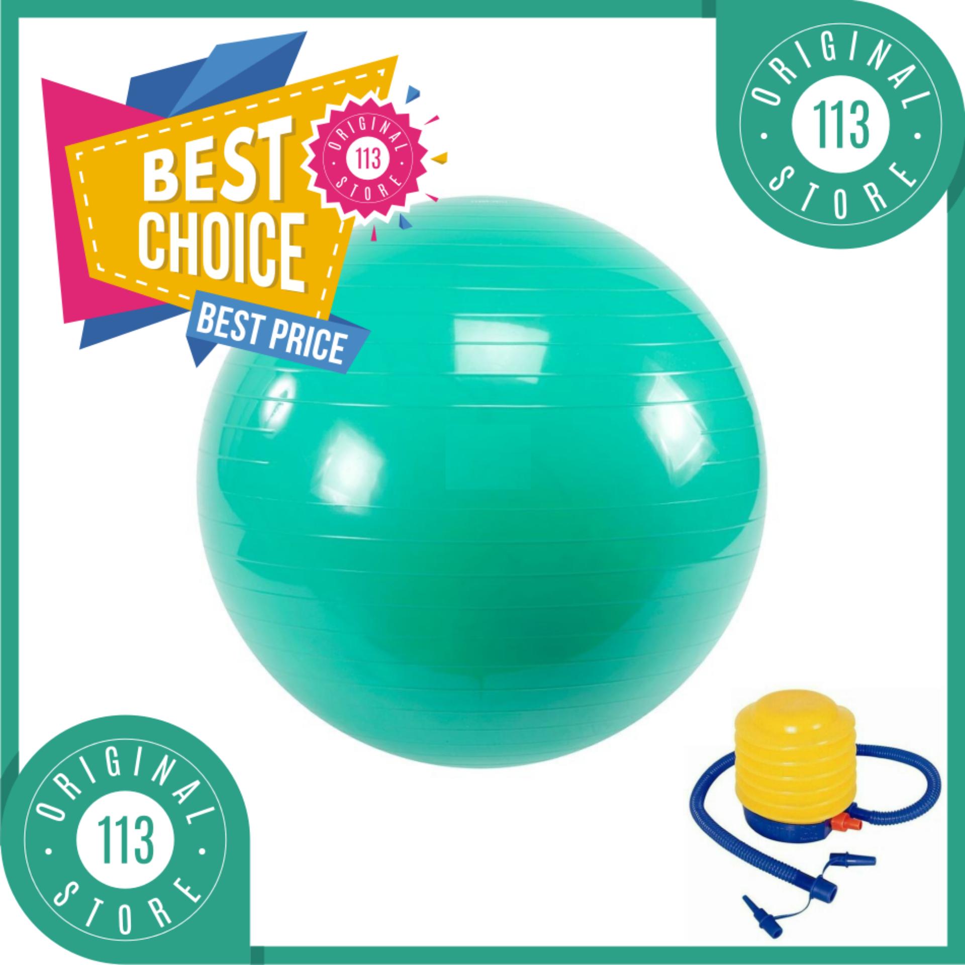 Gym Ball Bola Fitness 65cm + Gratis Pompa / Olahraga Senam Yoga Exercise Art