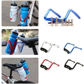 dual water bottle holder for bike seat